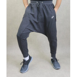 Pantalon Sarouel Jogging léger homme poches zip - Seroual Best Ummah - Couleur Gris...