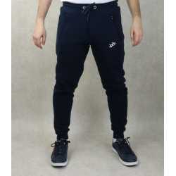 Pants Jogging fleece man large zip pockets-Brand Best Ummah-Color Marine blue