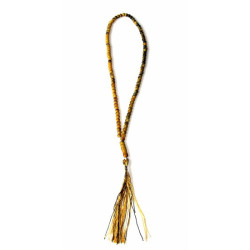 Sabha (Chapelet) 99 perles de couleur Jaune