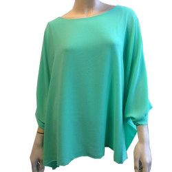 Emerald green tunic for women - Standard size