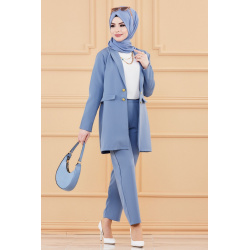 Ensemble habillé Veste and Pantalon femme (Held Modest Fashion France) - Couleur blue