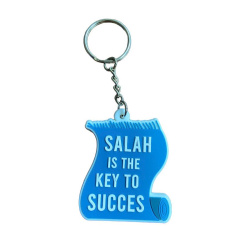 Flexible plastic key "Salah is the key to success" (Prayer is the key to success) ...