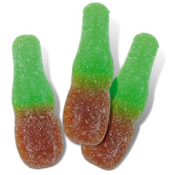 Bonbon confiserie Hallal - Bouteille Cola acidulés sucrés - Sac de 1 Kg