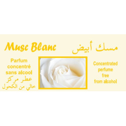 Parfum concentré sans alcool Musc d'Or "Musc Blanc" (3 ml) - Mixte