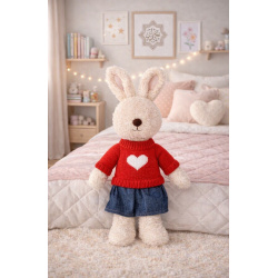 Peluche/Doudou Lapin Sihame (Famille Arnoube)
