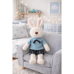 Peluche/Doudou Lapin Aymen (Famille Arnoube)