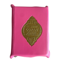 Le Saint Coran de poche bilingue (arabe-français) avec pochette fermeture zip (10 x 14...