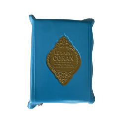 Le Saint Coran de poche bilingue (arabe-français) avec pochette fermeture zip (10 x 14...