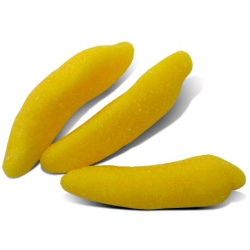 Bonbon Confiseries Hallal : Bananes sucrées (1 Kg) - Jelly Mania