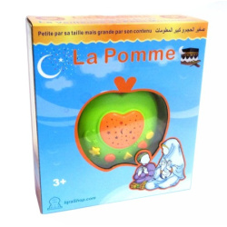 Veilleuse coranique "La Pomme" : Jouet avec effet de lumières pour l'apprentissage du...