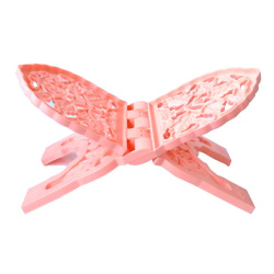 Grand porte Coran en plastique moulé de couleur rose (19 x 38 cm)