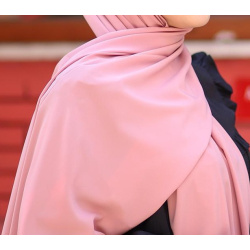 Hijab Soie de Médine Rectangle (écharpe rectangulaire de 2 mètres de long) - Plusieurs...