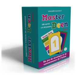 Master Deen Junior : Jeu de stratégie et de connaissance de l'Islam 110 cartes - à...