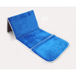 Tapis de prière pliable ultra confortable avec adossoir intégré (dossier - chaise -...