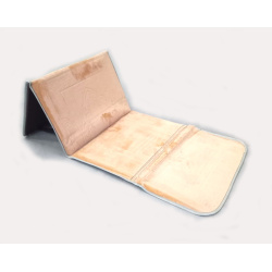 Tapis de prière pliable ultra confortable avec adossoir intégré (dossier - chaise -...