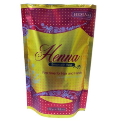 Henné marron à la rose - Brown Henna with Rose