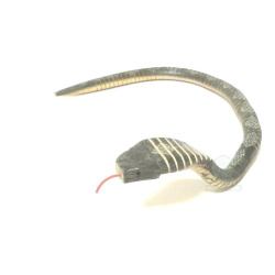 Serpent flexible en bois articulé de fabrication artisanale marocaine (60 cm)