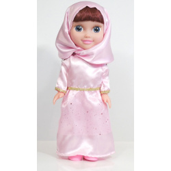 Talking "Chifa" Muslim doll (deluxe version) - Pink clothing