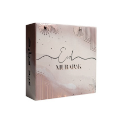 Boite carré Eid Mubarak (Collection Laya Rose Gold)
