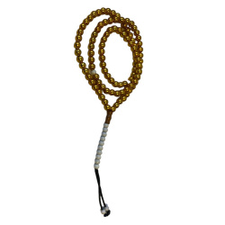 Golden hat (Sebha) with 99 golden beads with 2 separators and pump-meter