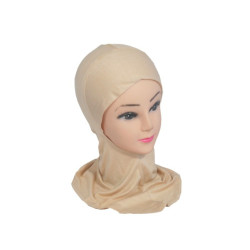 Hijab cagoule une pièce couleur beige