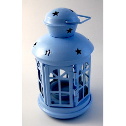 Lanterne décorative métallique (plusieurs couleurs disponibles)