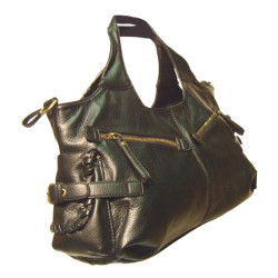 Sac à main aux poches zippées - Noir