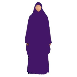 Djilbab plum / aubergine / mauve (Size M)