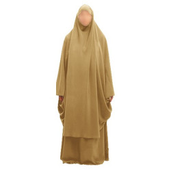 Jilbab Beige (Size L)