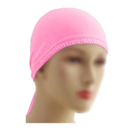 Bonnet perlé rose