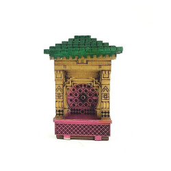 Magnet artisanal sous forme de Sakkaya (fontaine de l'ancienne médina Marrakech) en...