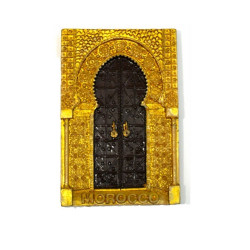 Magnet artisanal entrée (porte) de maison traductionnelle architecture islamique au...