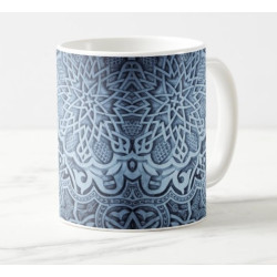 Mug arabesques bleu (décoration orientale des 1001 nuits)