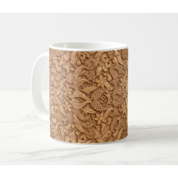 Mug décoration murale arabesque florale (Art islamique ancien)