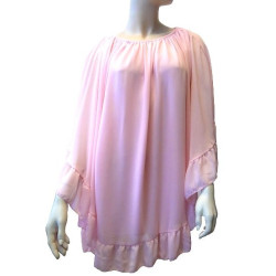 Top de type poncho pour femme - Taille standard - Couleur rose