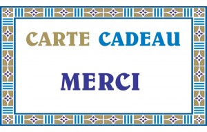 
			                        			Carte Cadeau - Merci
